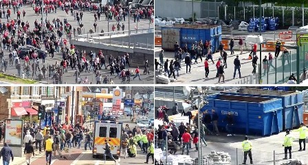 Demam Final Jadi Bentrokan antar Pendukung di Wembley